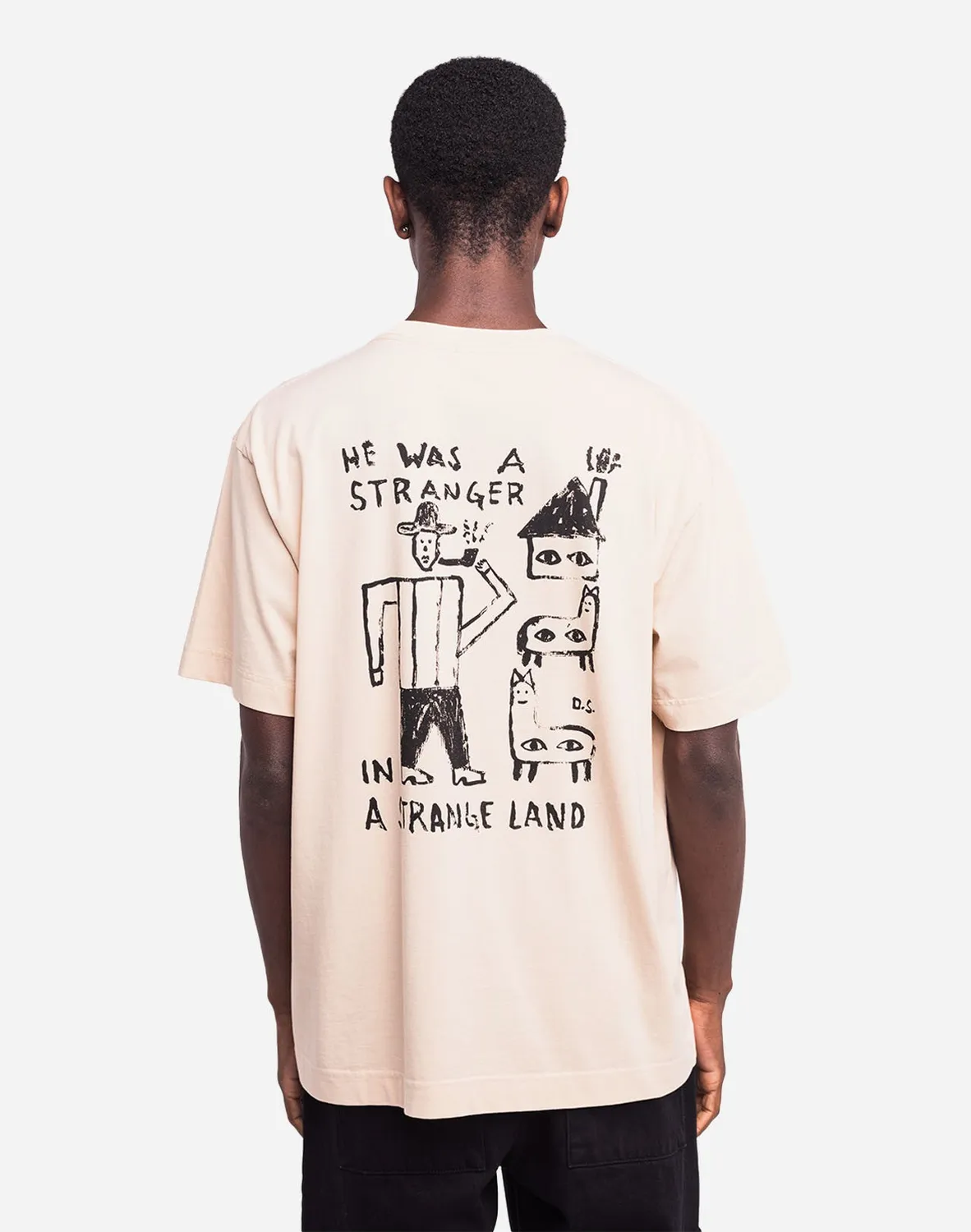 OLOW Stranger t-shirt ample crème coton bio