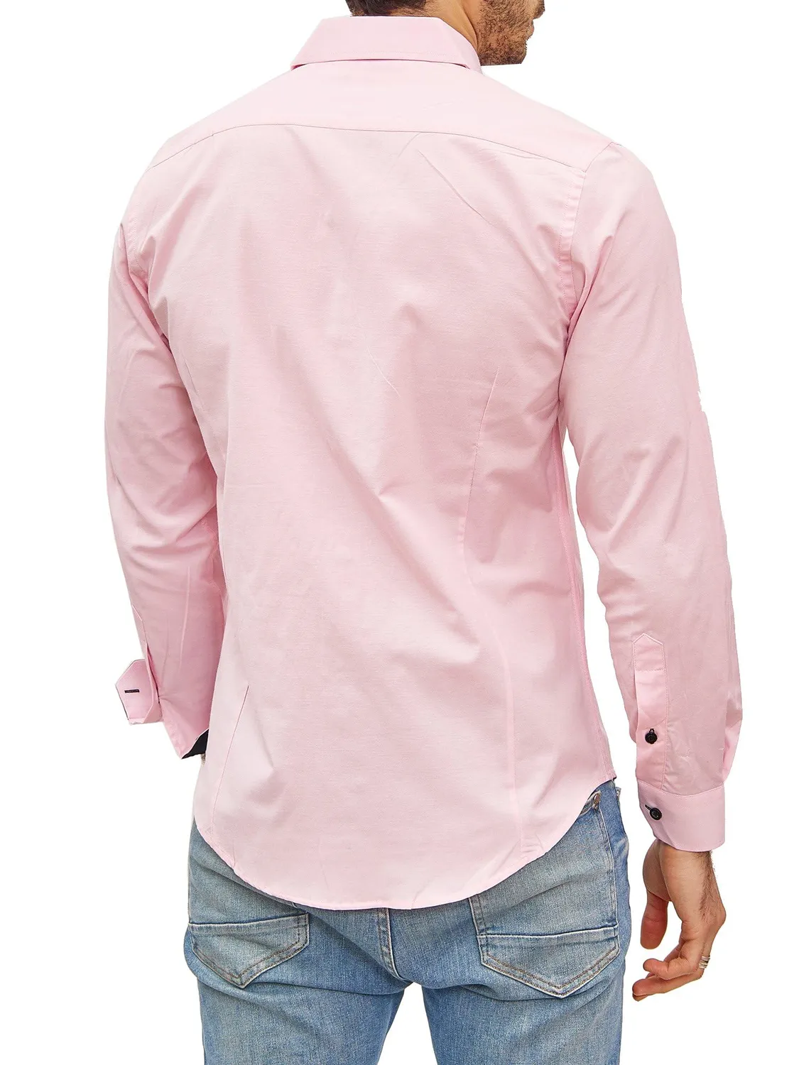Subliminal Mode Classique chemise homme stretch rouge 3XL slim