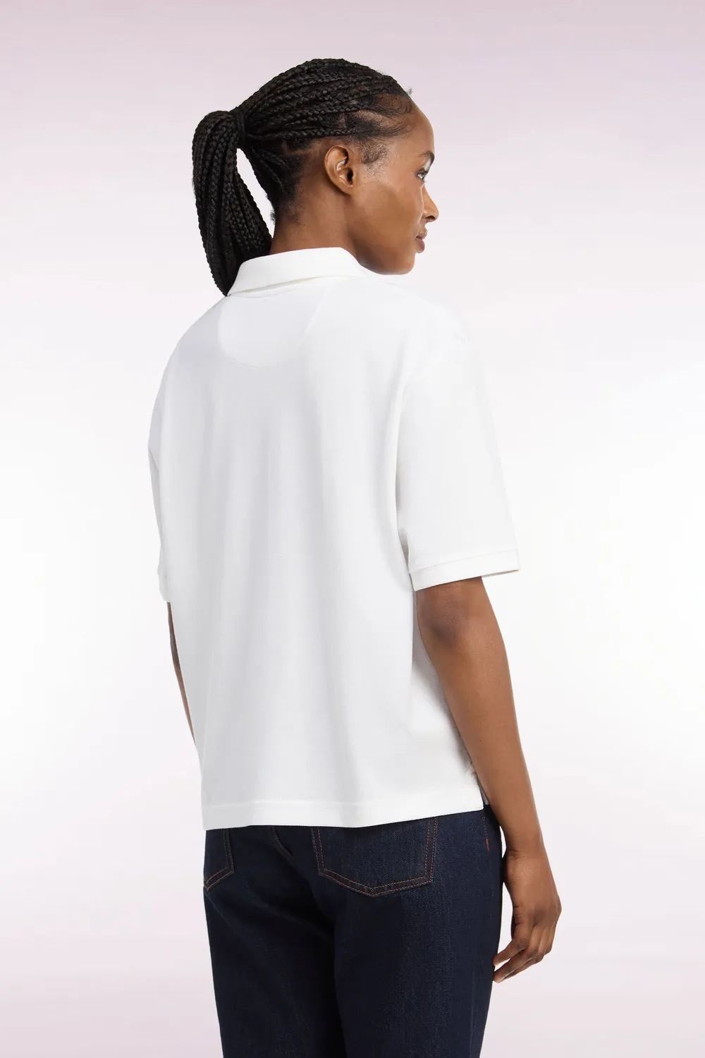 Eden Park Club Evolution H26MAIPC0007 polo blanc oversized