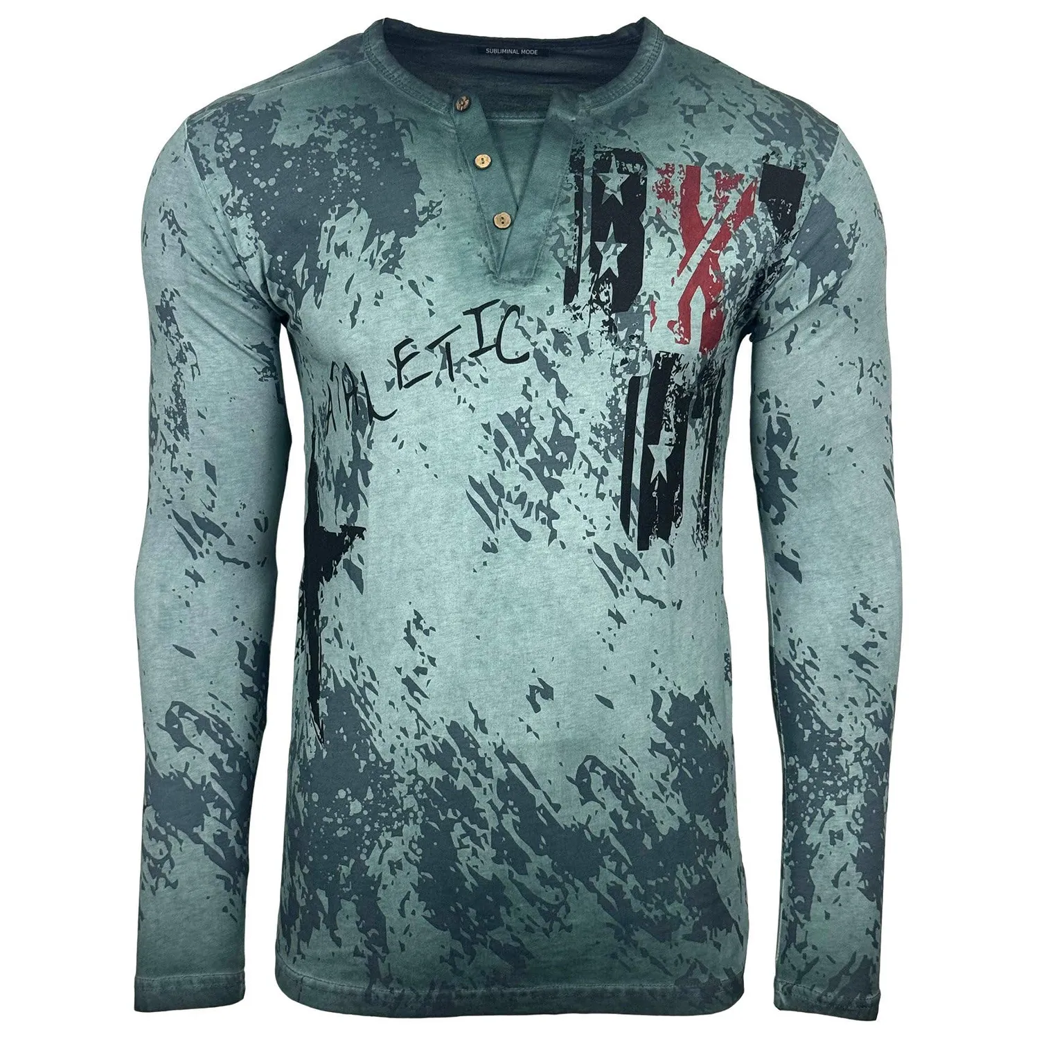 Subliminal Mode BX702 t-shirt manches longues délavé