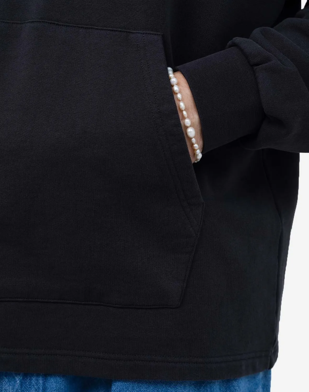 OLOW Manso Dada Club sweat noir carbone coton bio