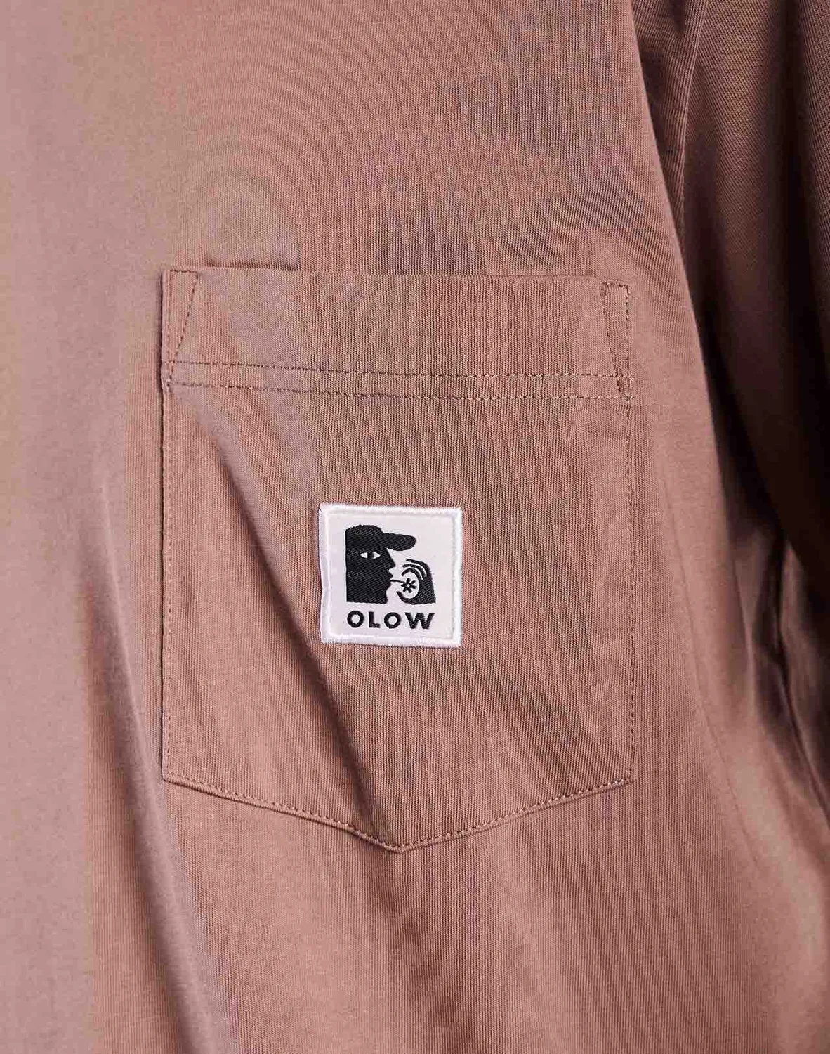 Olow Japo t-shirt ample taupe coton