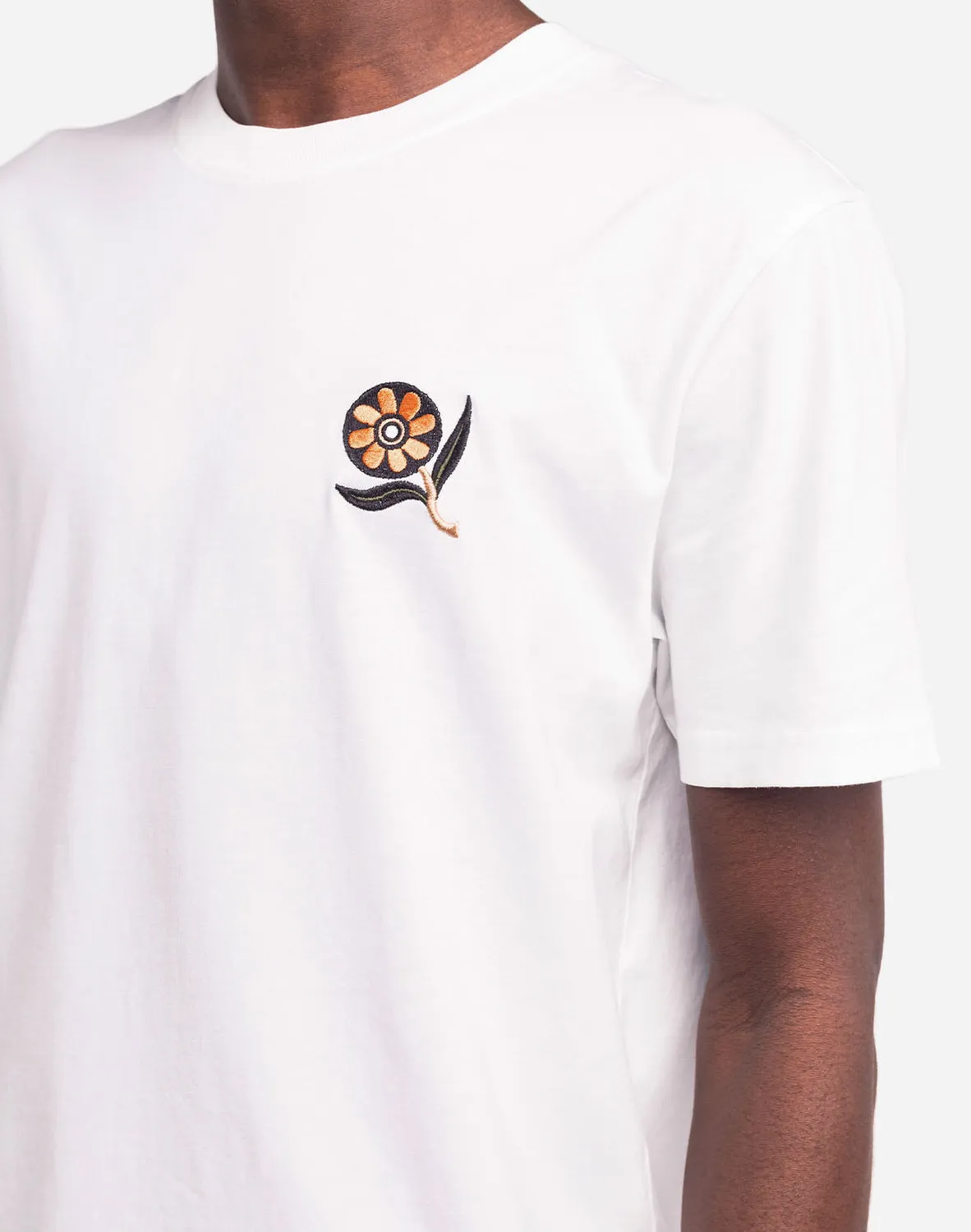 OLOW Ikeba t-shirt écru coton bio brodé