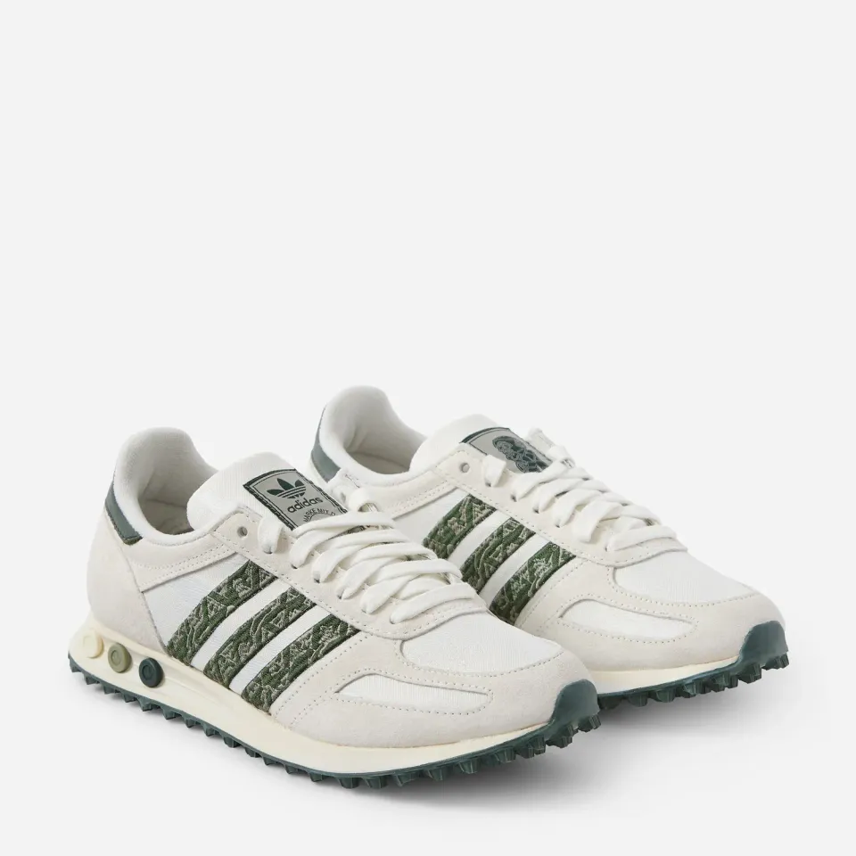 Labrum x adidas baskets LA Trainer blanc vert pointure UK