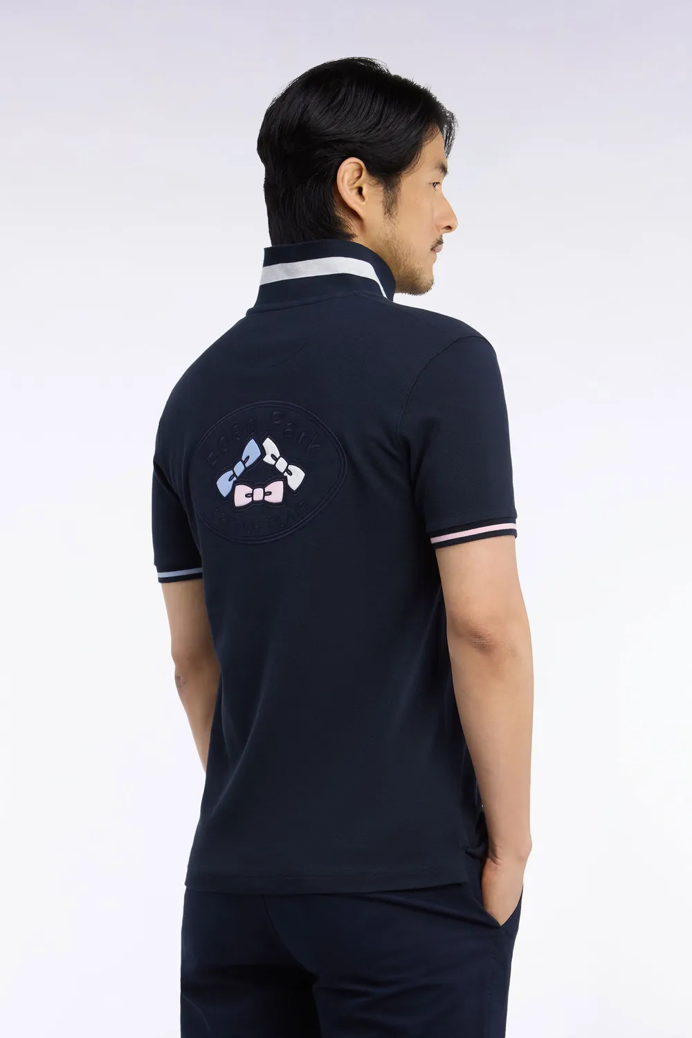Eden Park Polo coton marine homme coupe droite