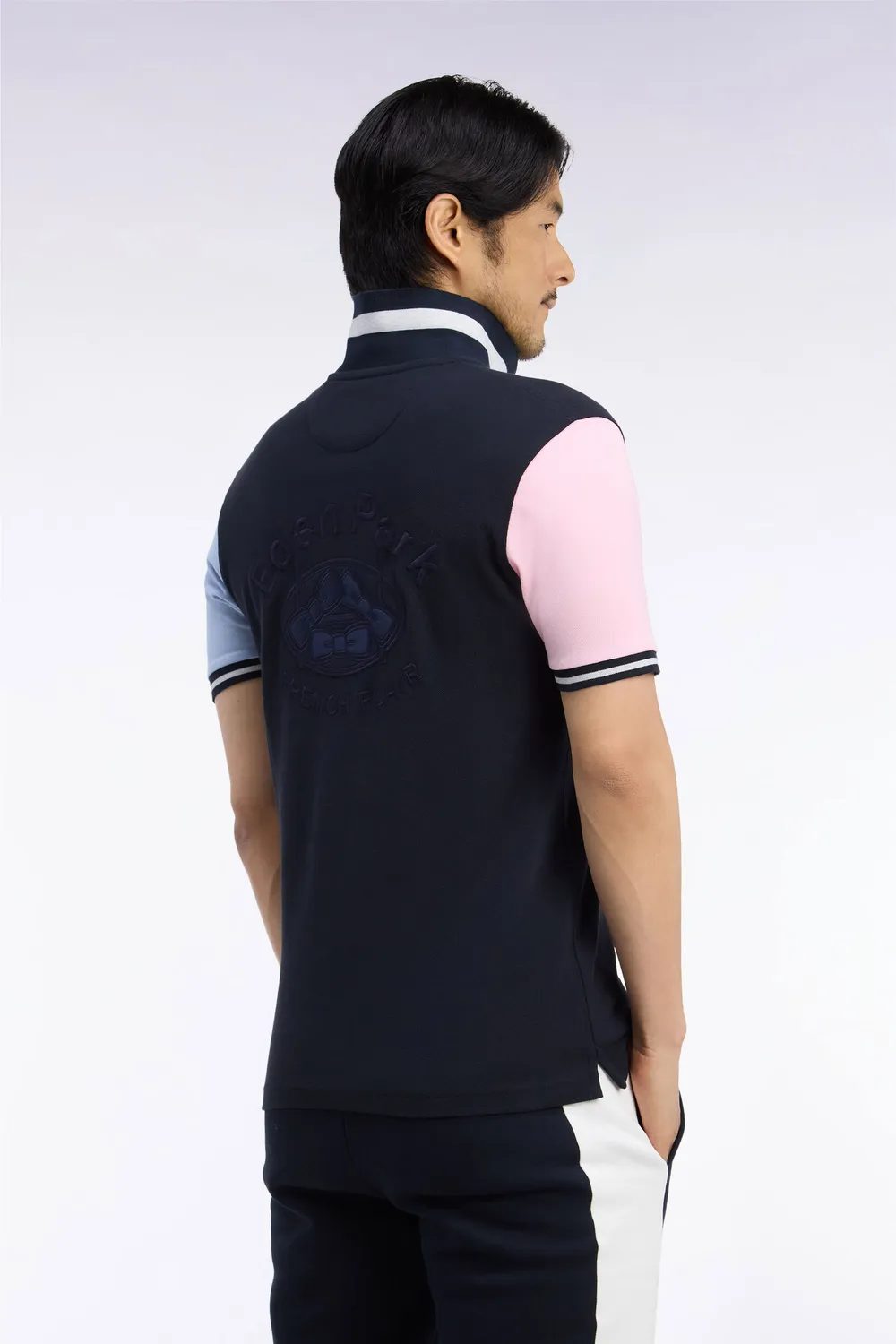 Eden Park polo coton marine manches courtes