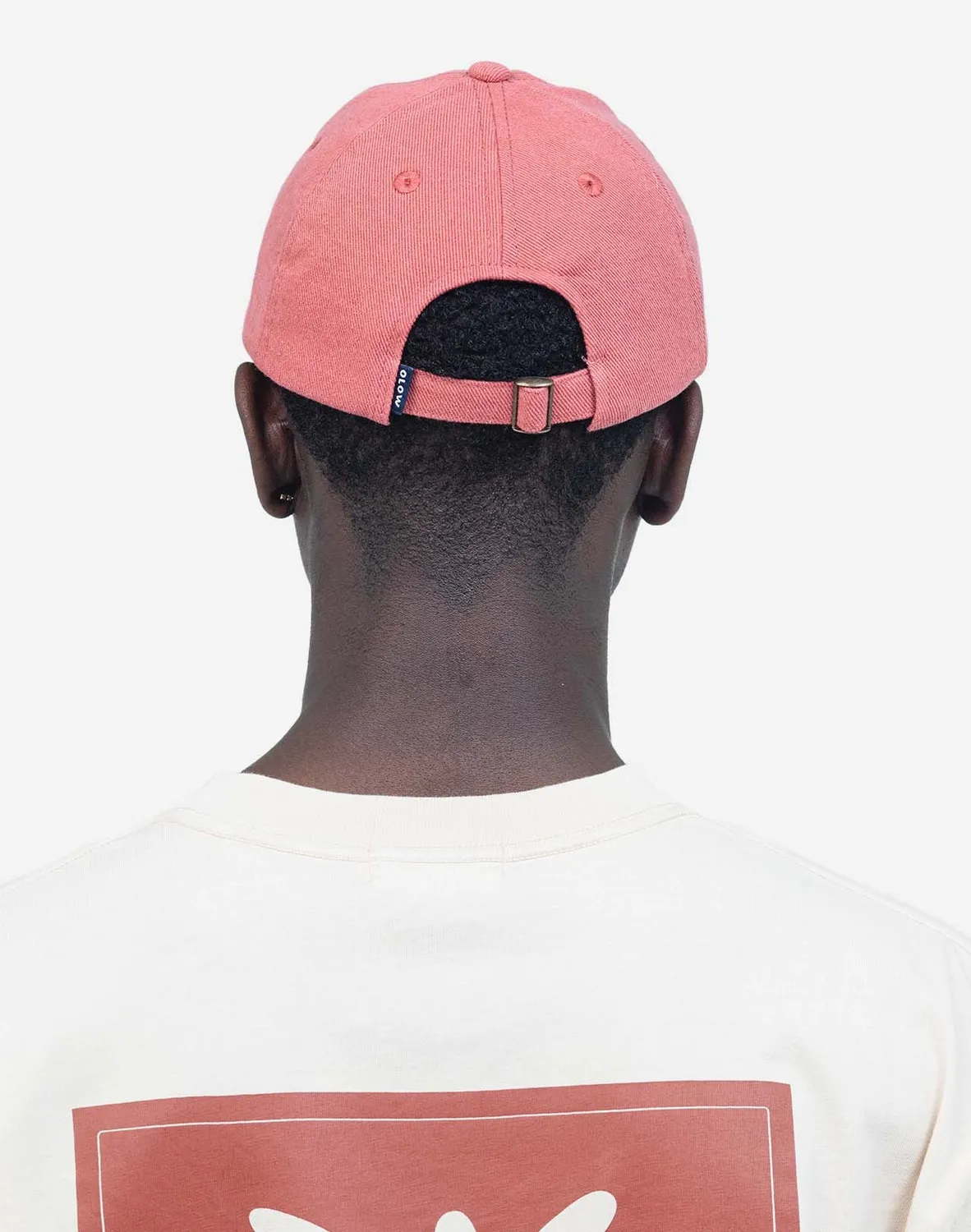 OLOW Six Panel casquette rose minéral coton