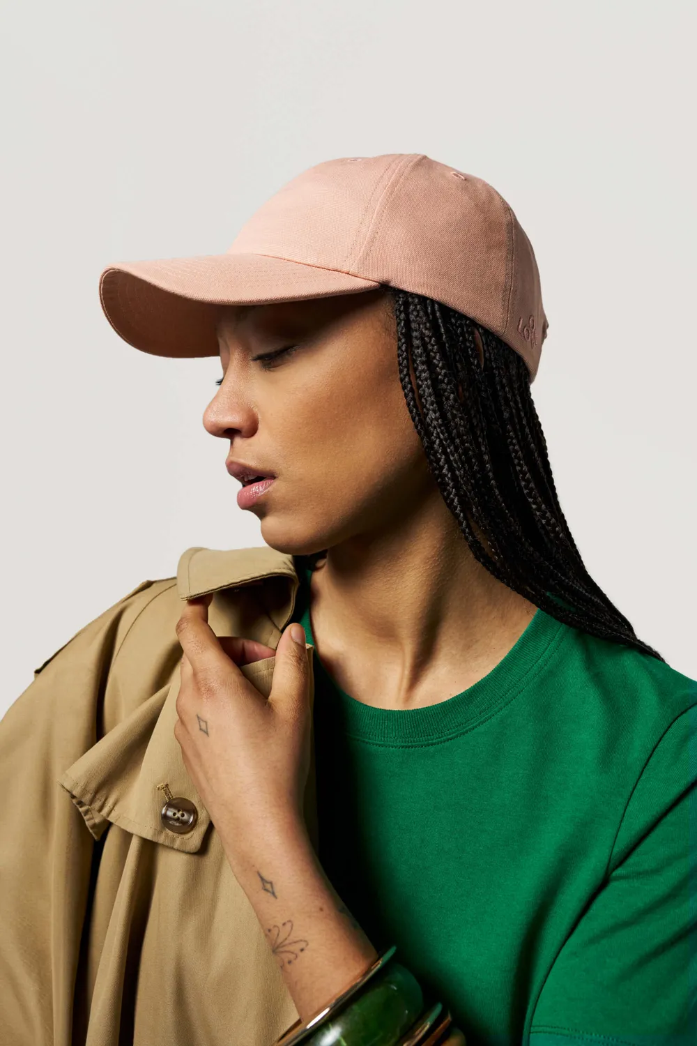 Loom la casquette baseball coton bio beige