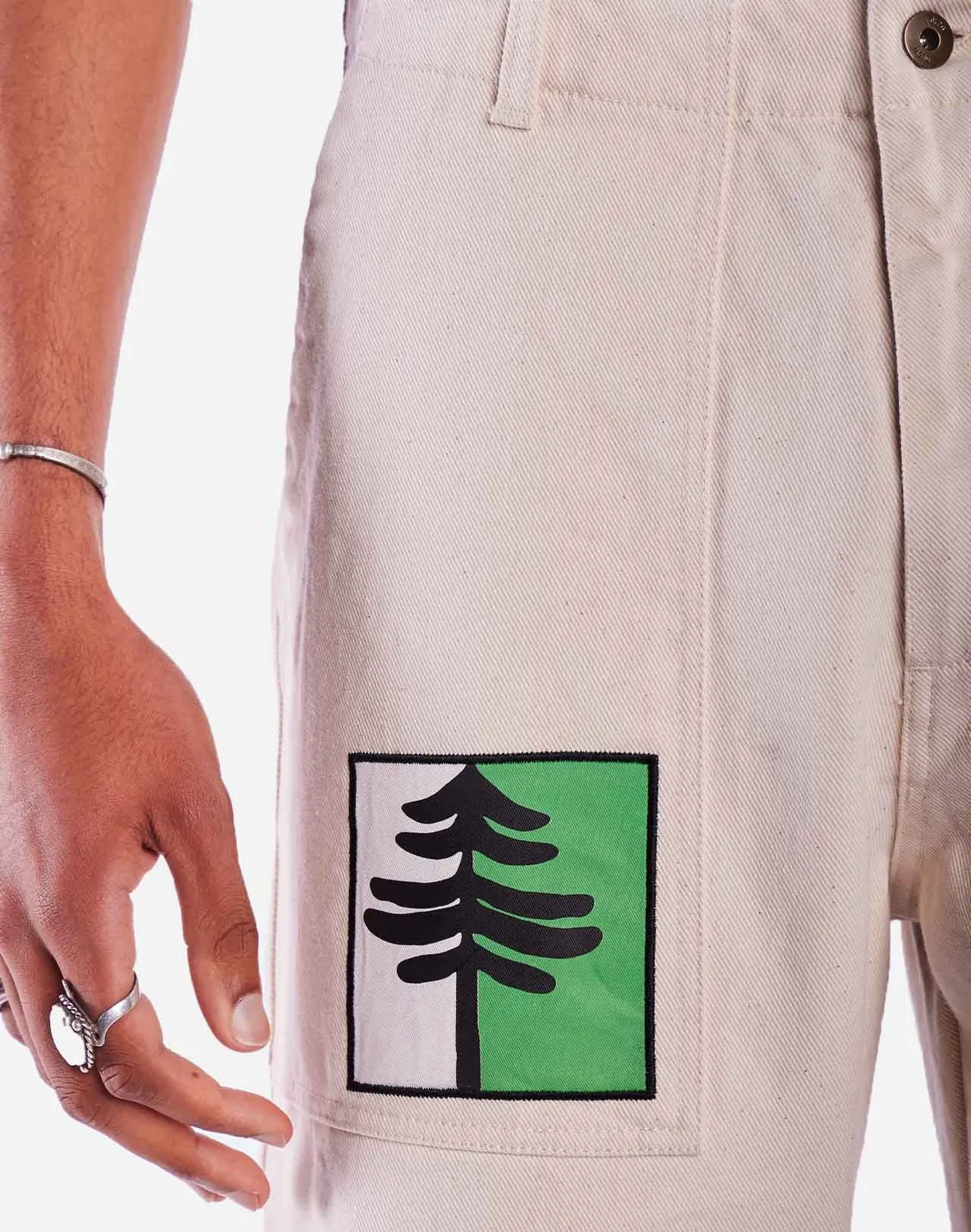 OLOW Gamal Ona pantalon écru naturel workwear
