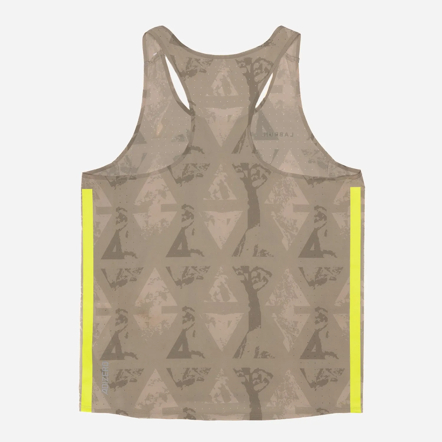 Labrum Adizero débardeur running argent recyclé