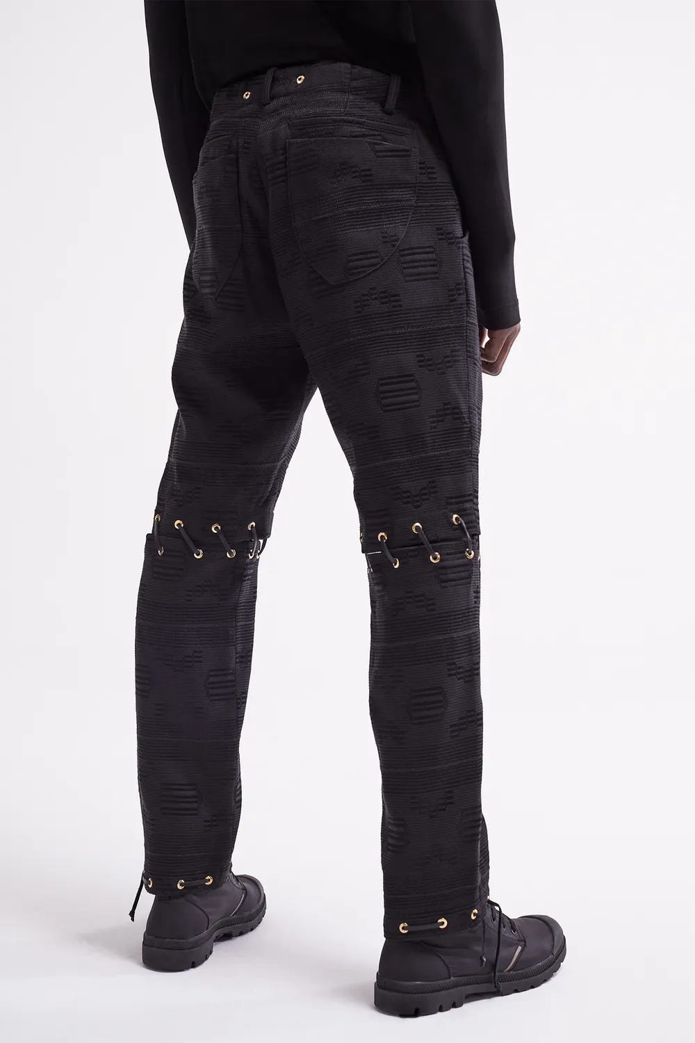 French Deal Osei pantalon pagne coton œillets