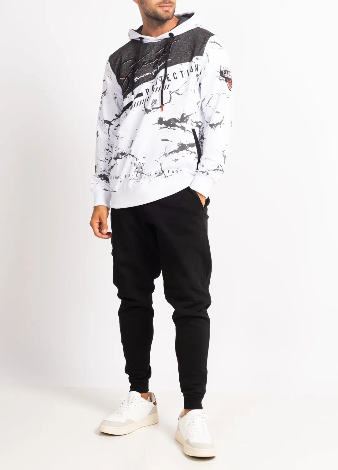 Subliminal Mode BX2628 sweat capuche homme XL bicolore