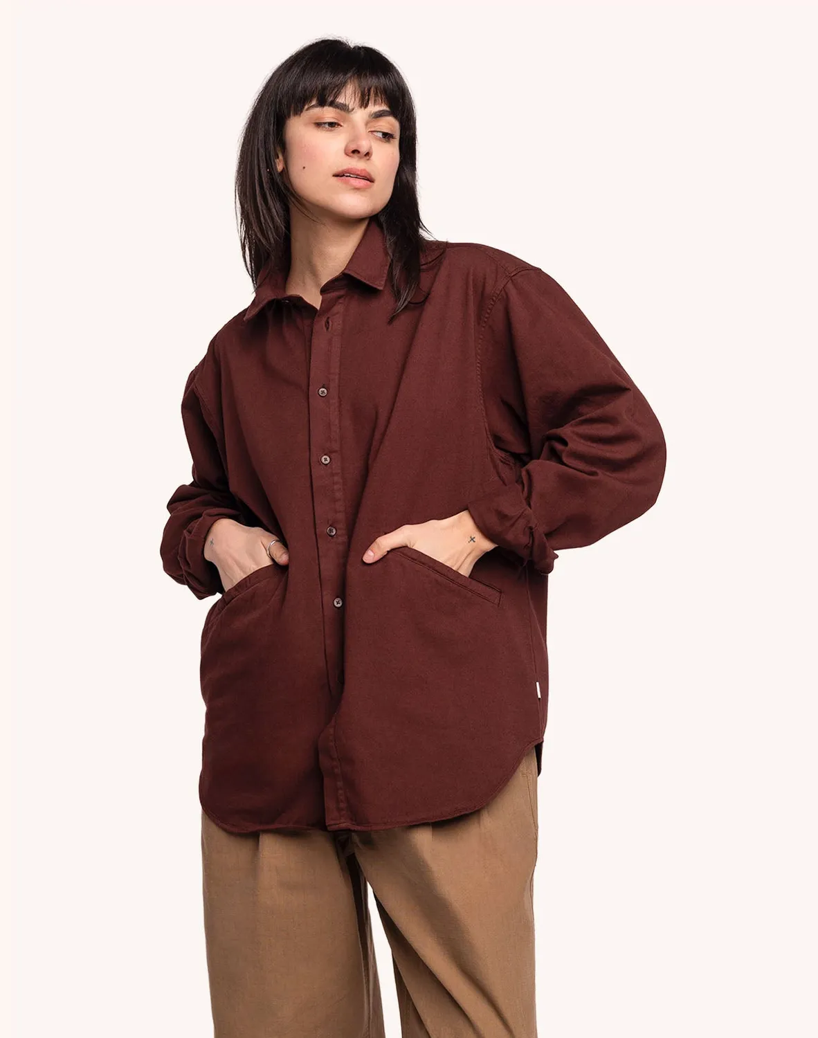 OLOW Brook chemise chocolat surchemise