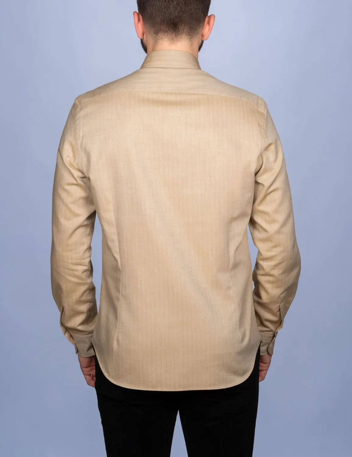 La Chemise Française Chevrons Mordorée chemise homme twill