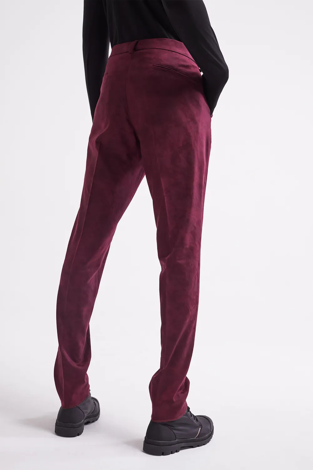 French Deal Black Pant pantalon laine camouflage