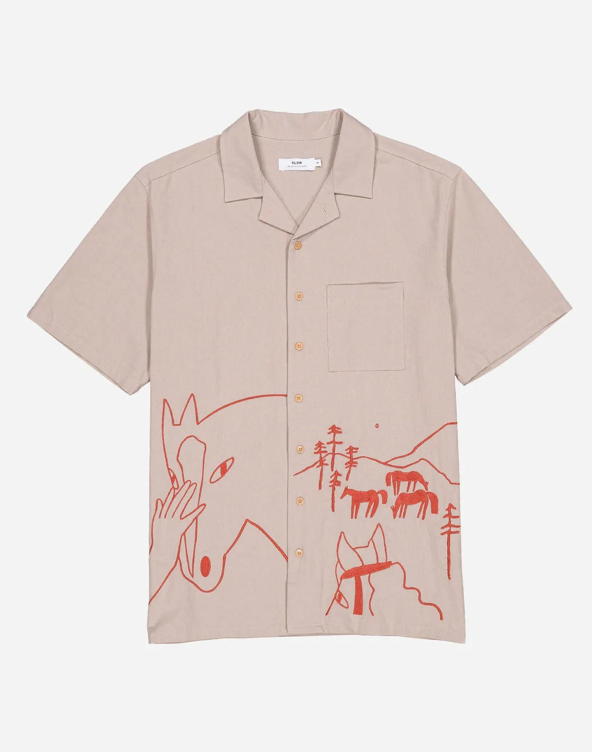 OLOW Aloha Hestur chemisette beige coton