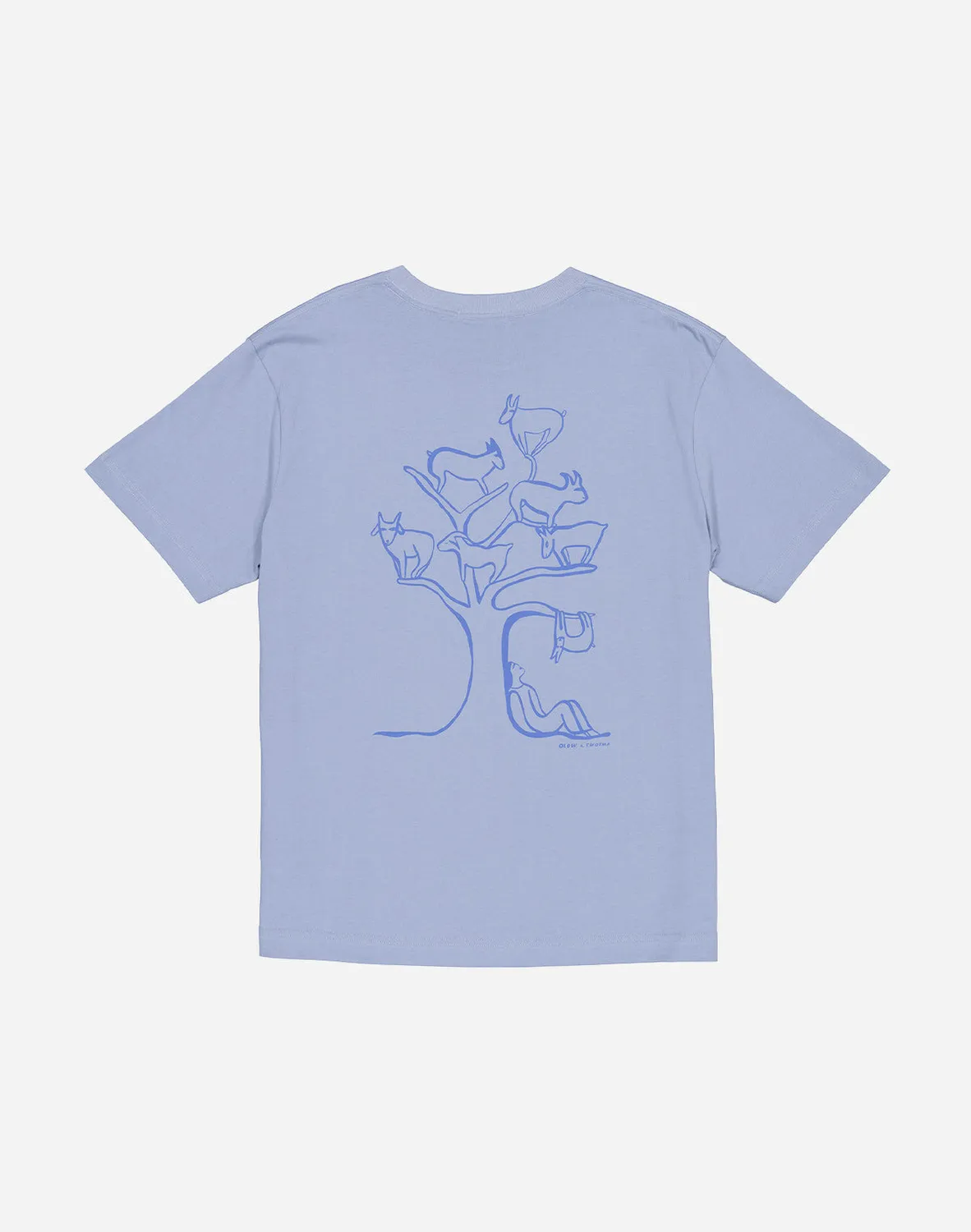 OLOW Capra t-shirt oversize bleu azur