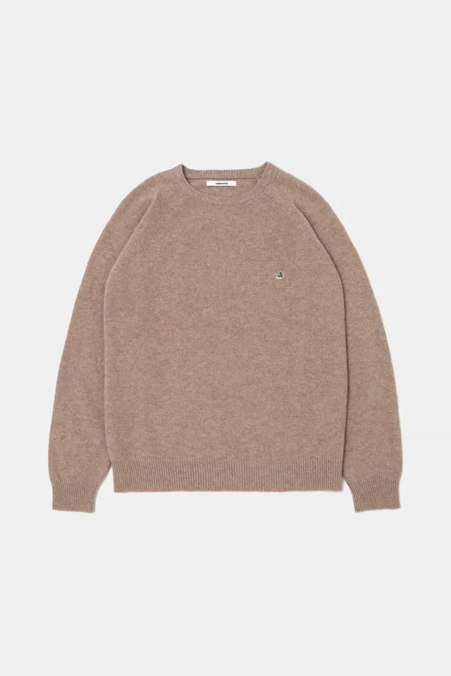 Edmmond Studios Duck Sweater pull homme beige laine merino