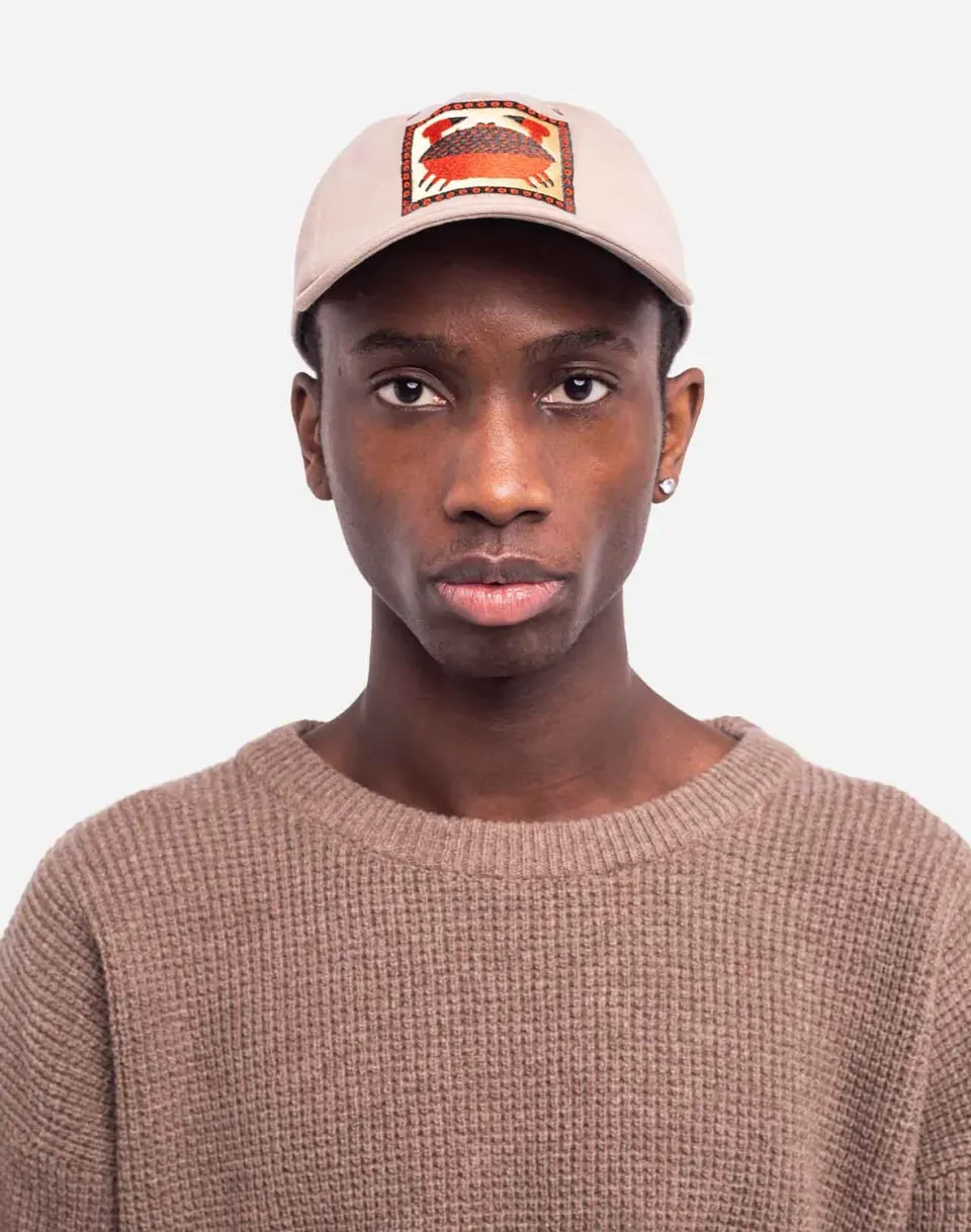 OLOW Tourteau casquette beige coton six panels