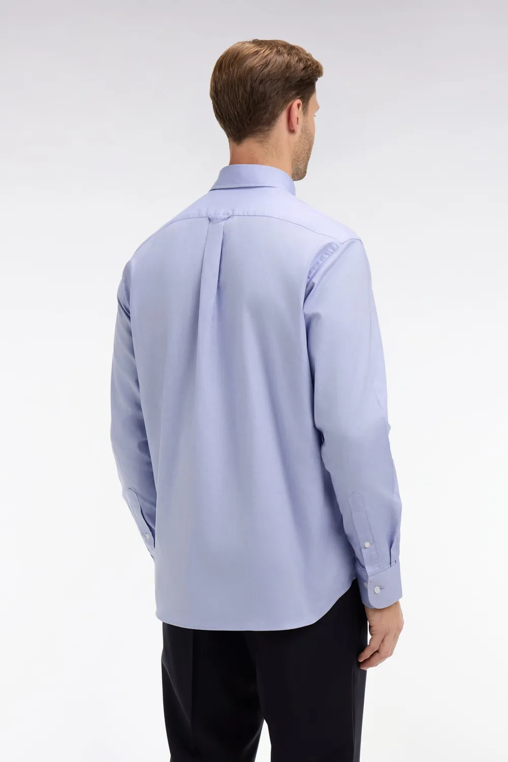 Eden Park chemise oxford coton bleue regular nœud papillon