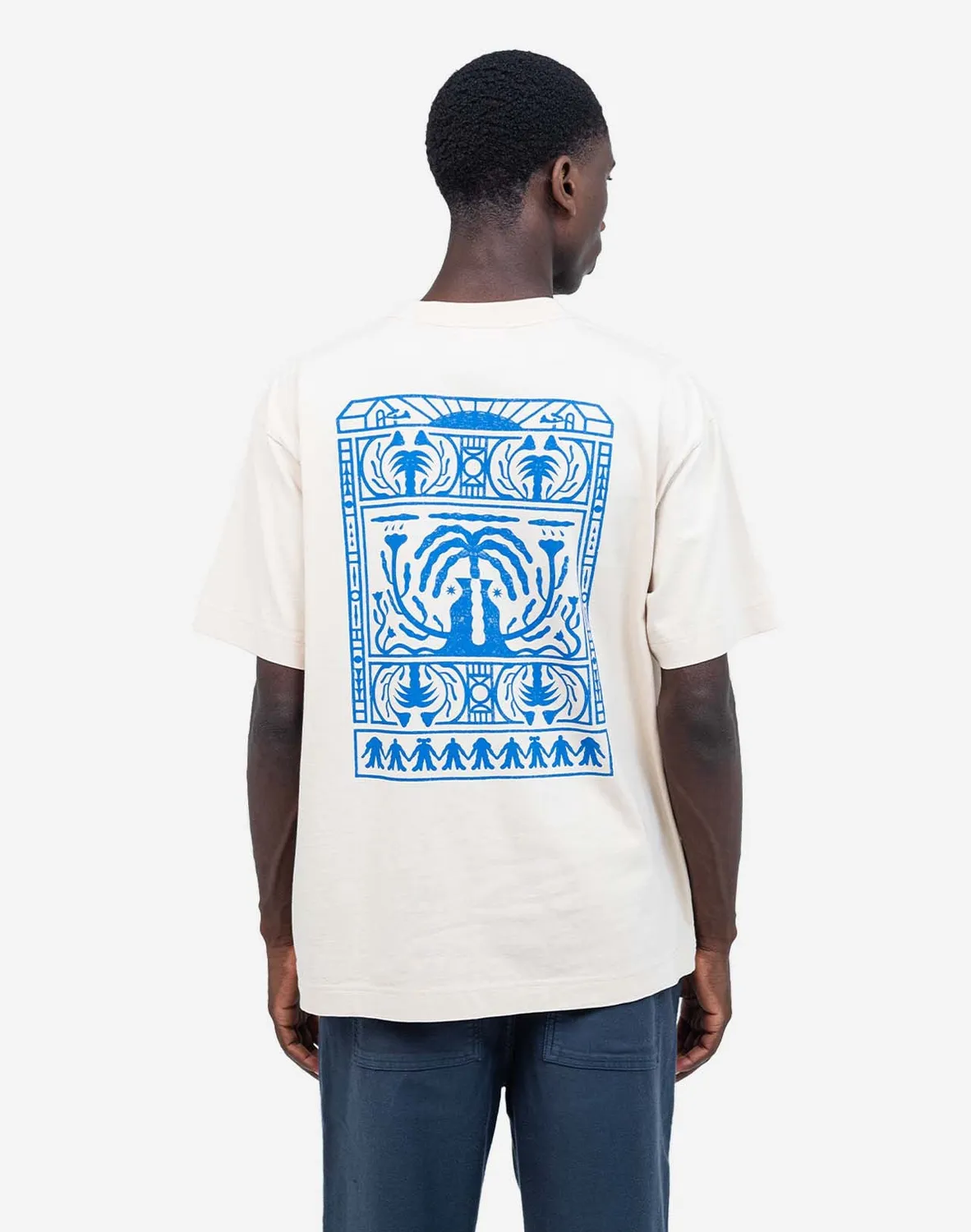 OLOW Connection t-shirt crème homme coton bio