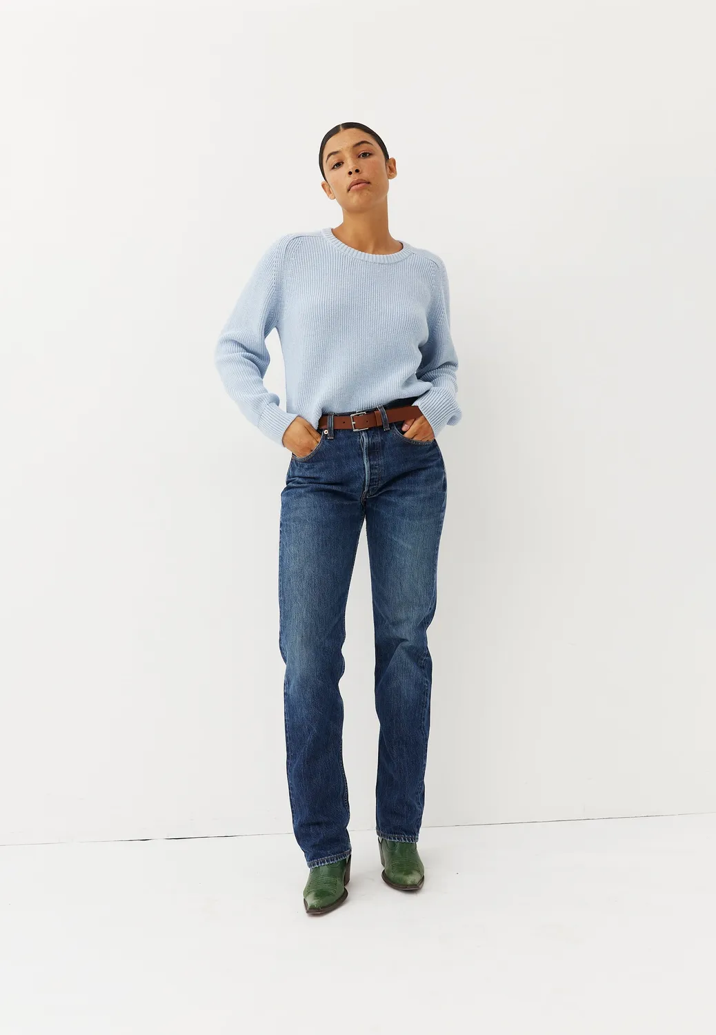 Loom Le pull en coton pull maille perlée
