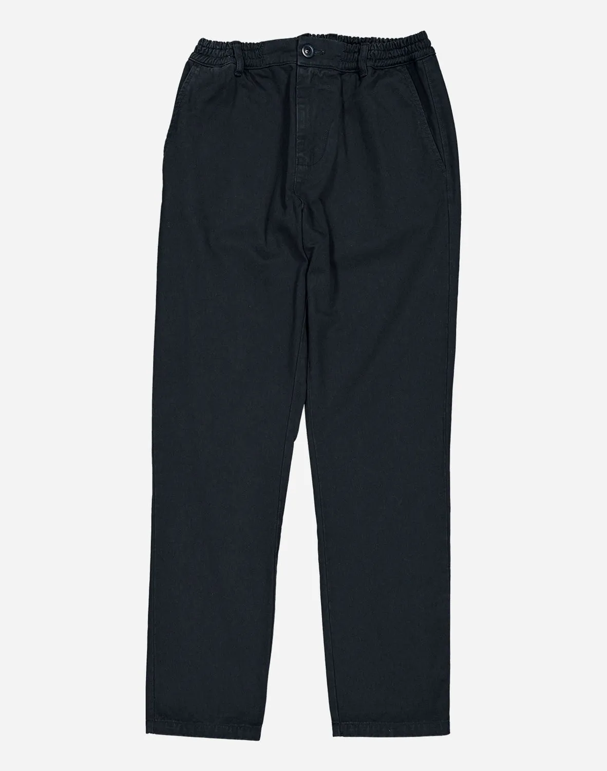 OLOW Chino pantalon bleu nuit sergé coton
