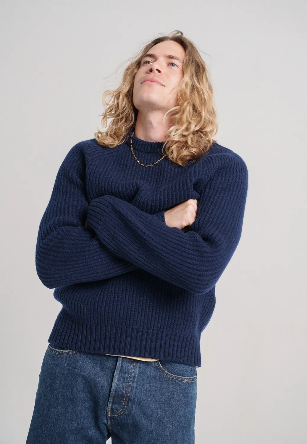 Loom Le pull côtelé homme laine mérinos