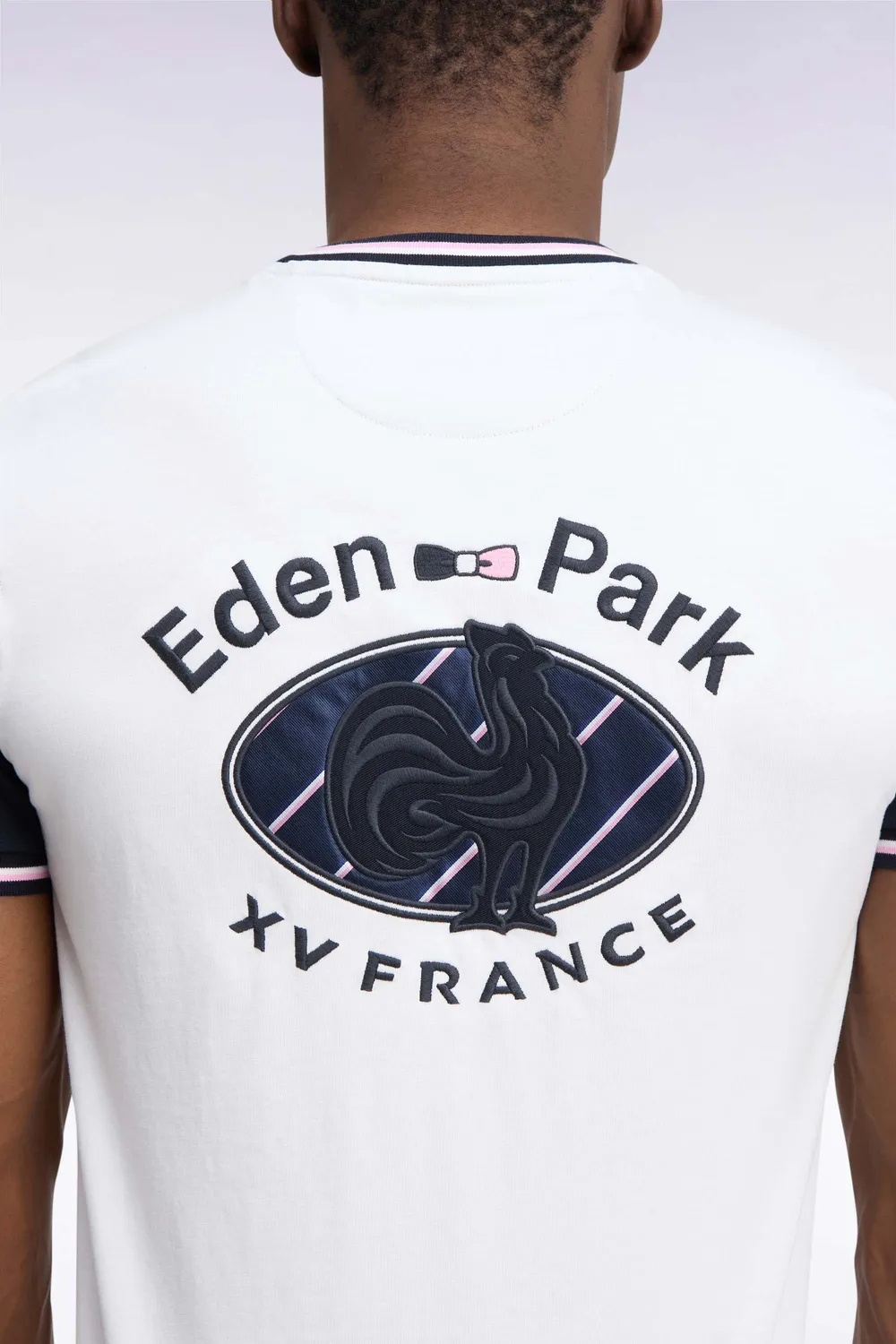 Eden Park H26MAITC0032 t-shirt blanc XV de France