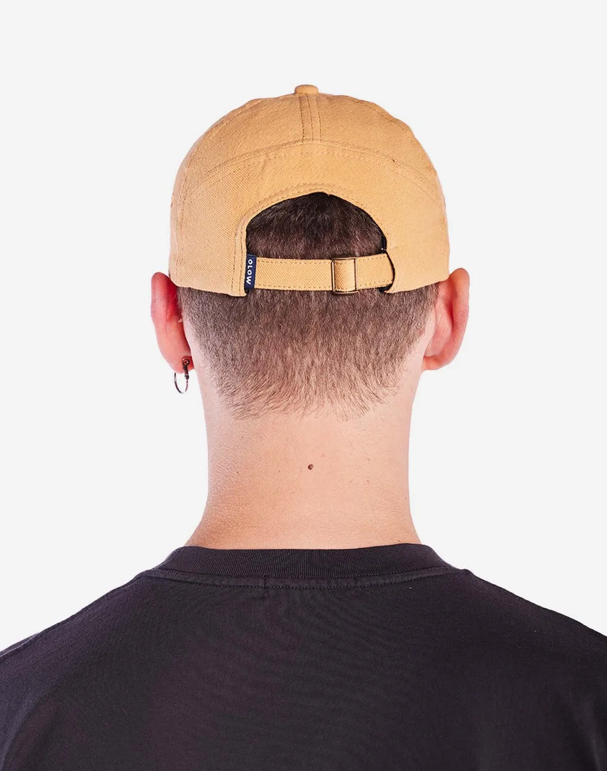 OLOW Creative Life casquette jaune ocre coton recyclé