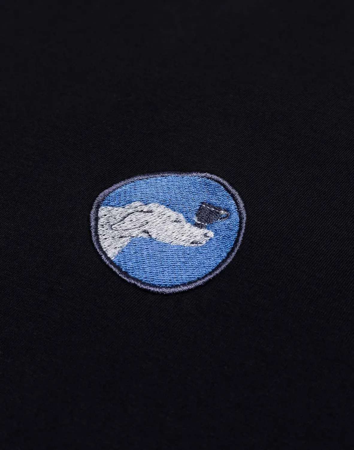 OLOW Cup t-shirt noir carbone coton bio