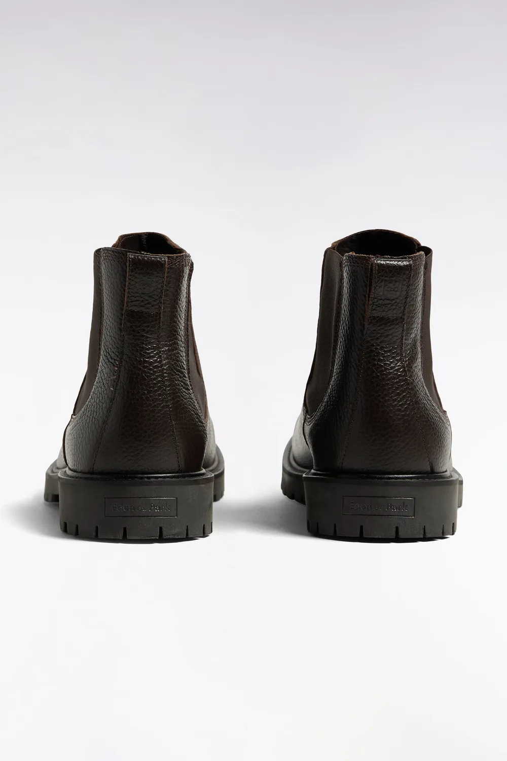 Eden Park Club Evolution Chelsea bottines cuir grainé marron