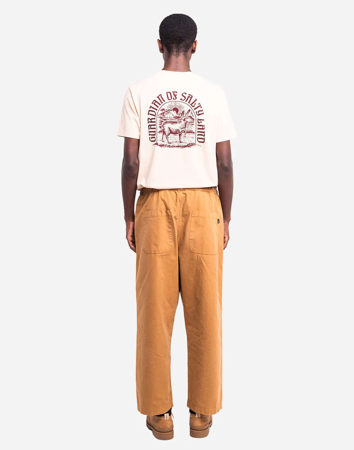 OLOW Bruce pantalon camel coton bio