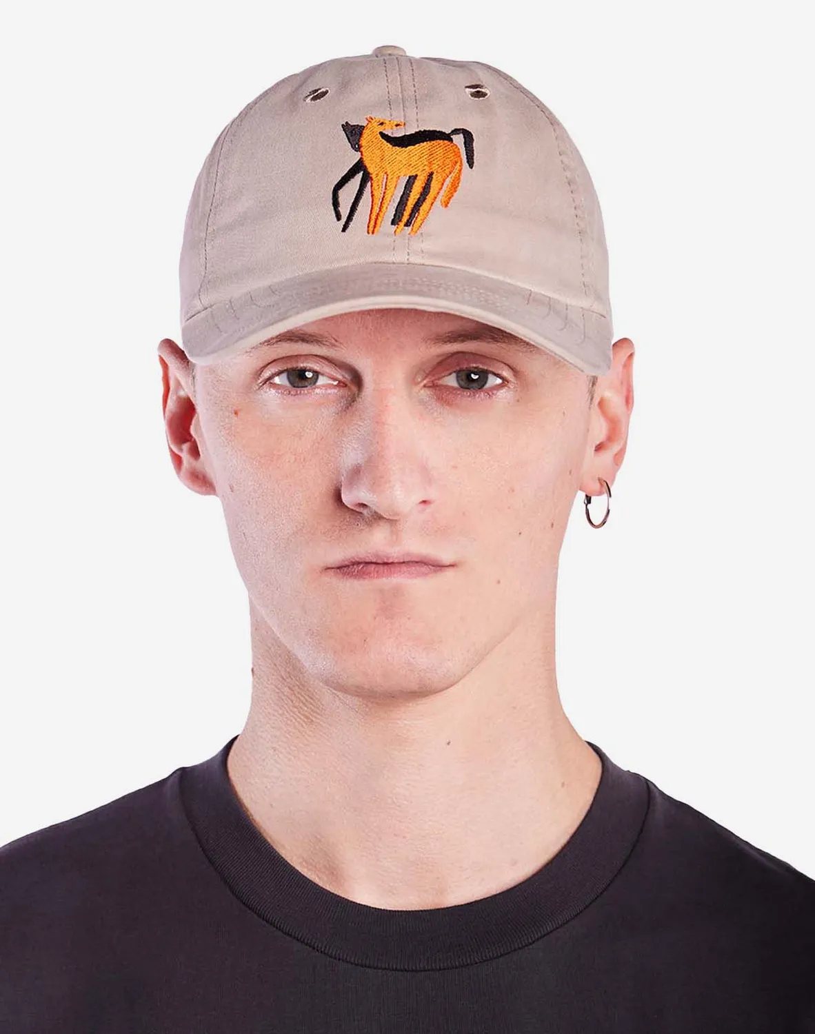 OLOW Hastar casquette six panels beige brodée
