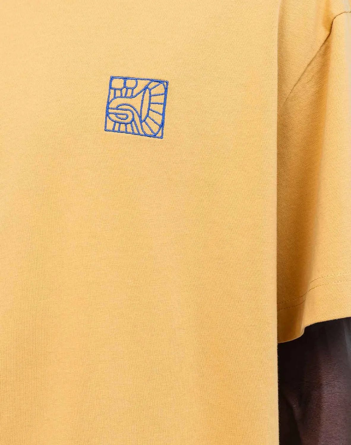 Olow Jazzy t-shirt ample ocre coton bio