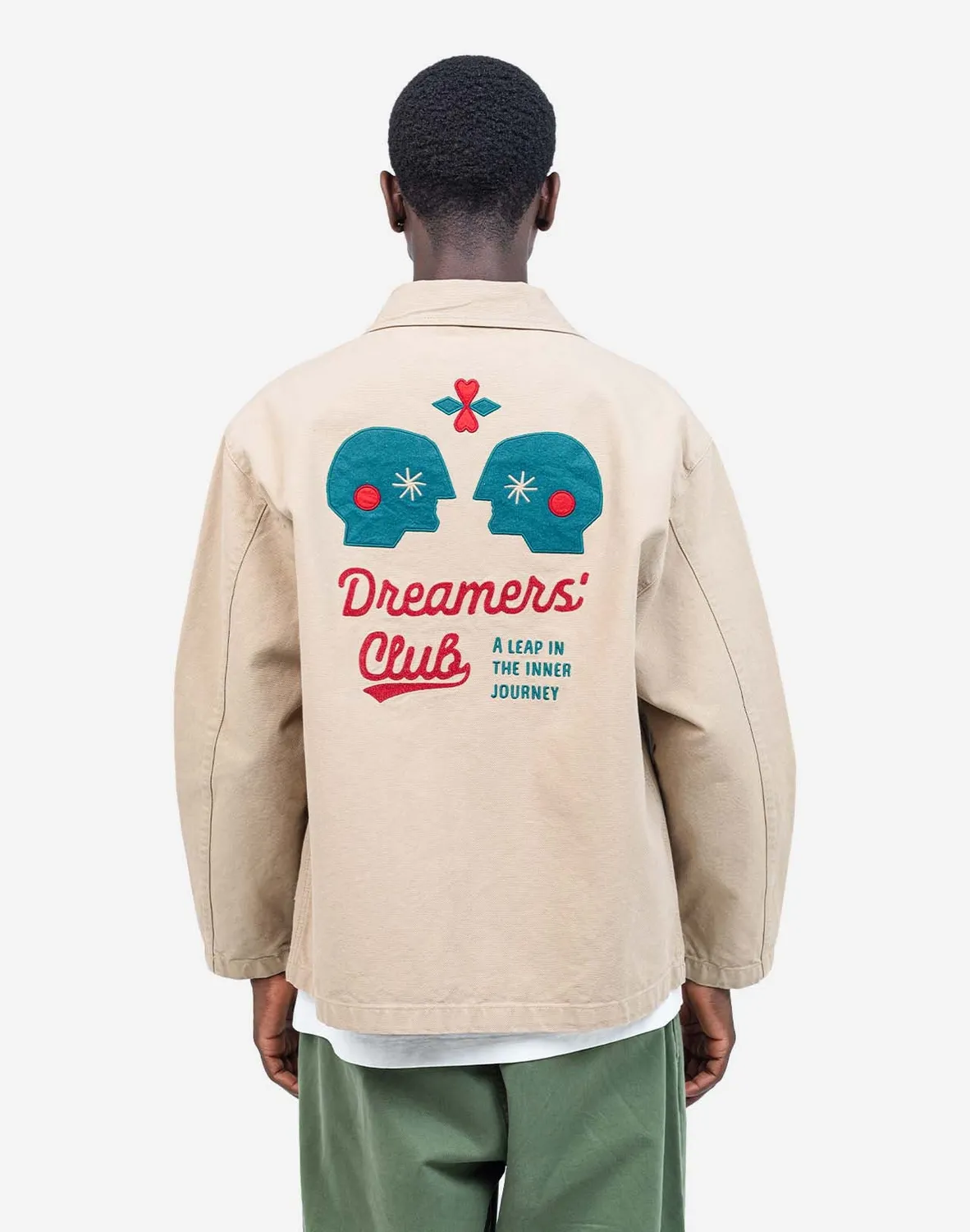OLOW Barry Dreamers veste homme sable coton bio
