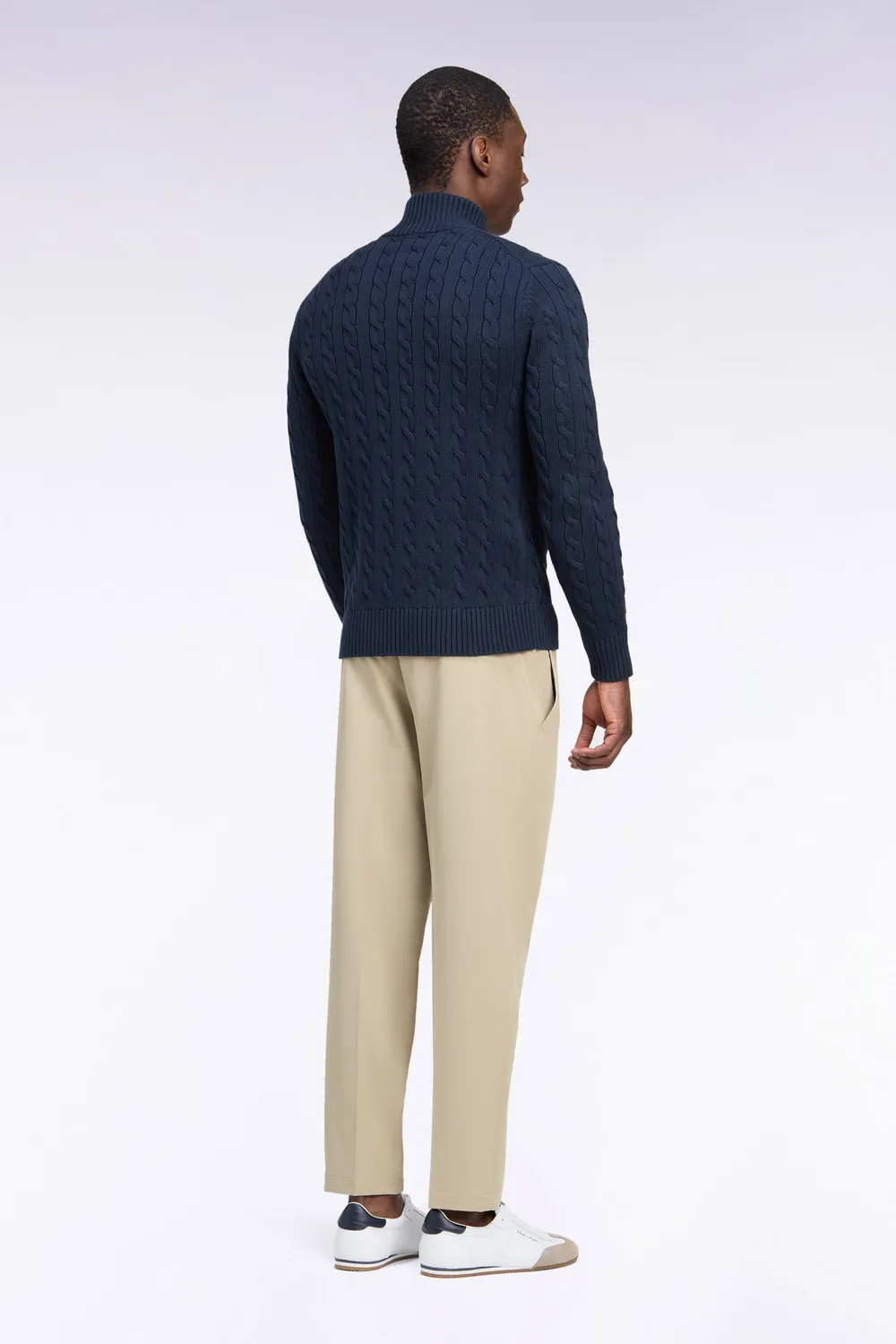Eden Park Legend pantalon nylon stretch beige Modern