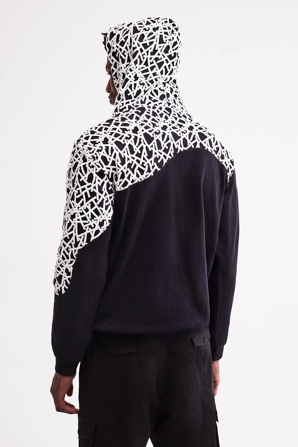 French Deal Freestyle hoodie coton guipure