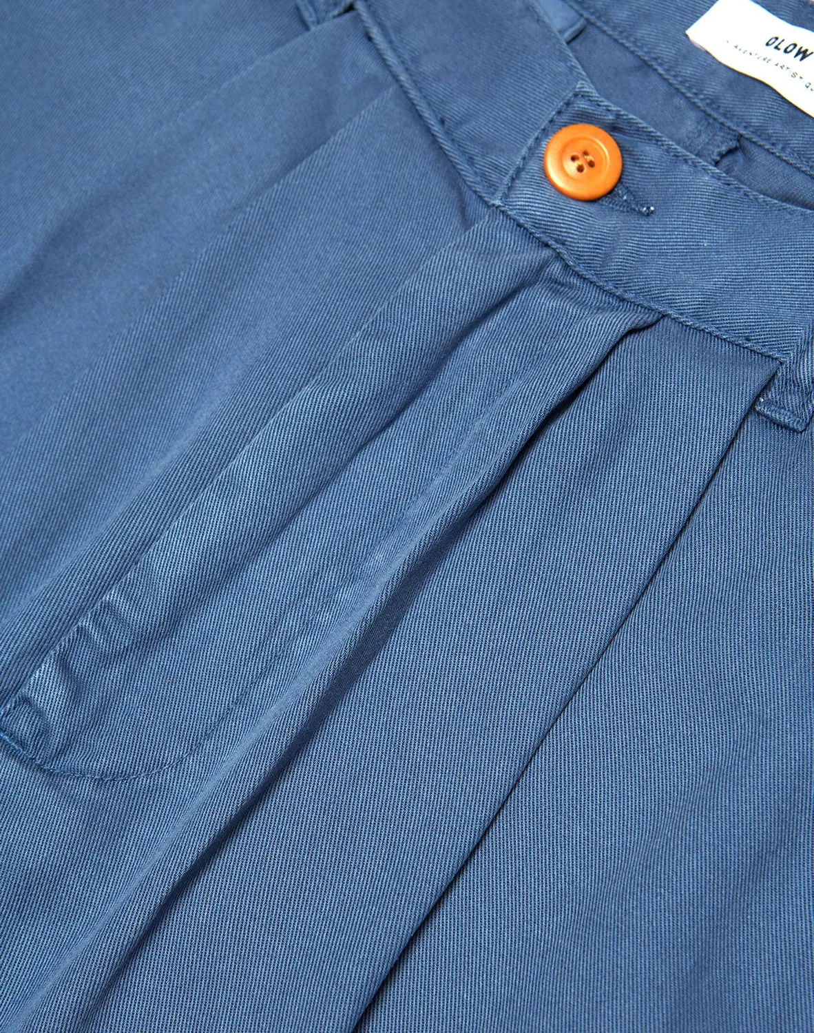 OLOW Swing pantalon bleu cobalt Tencel fuselé