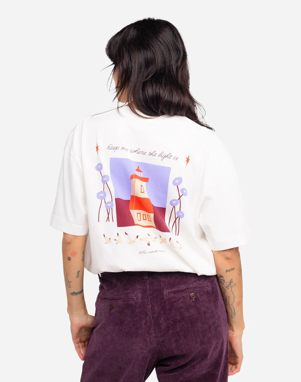 OLOW Light House t-shirt écru ample