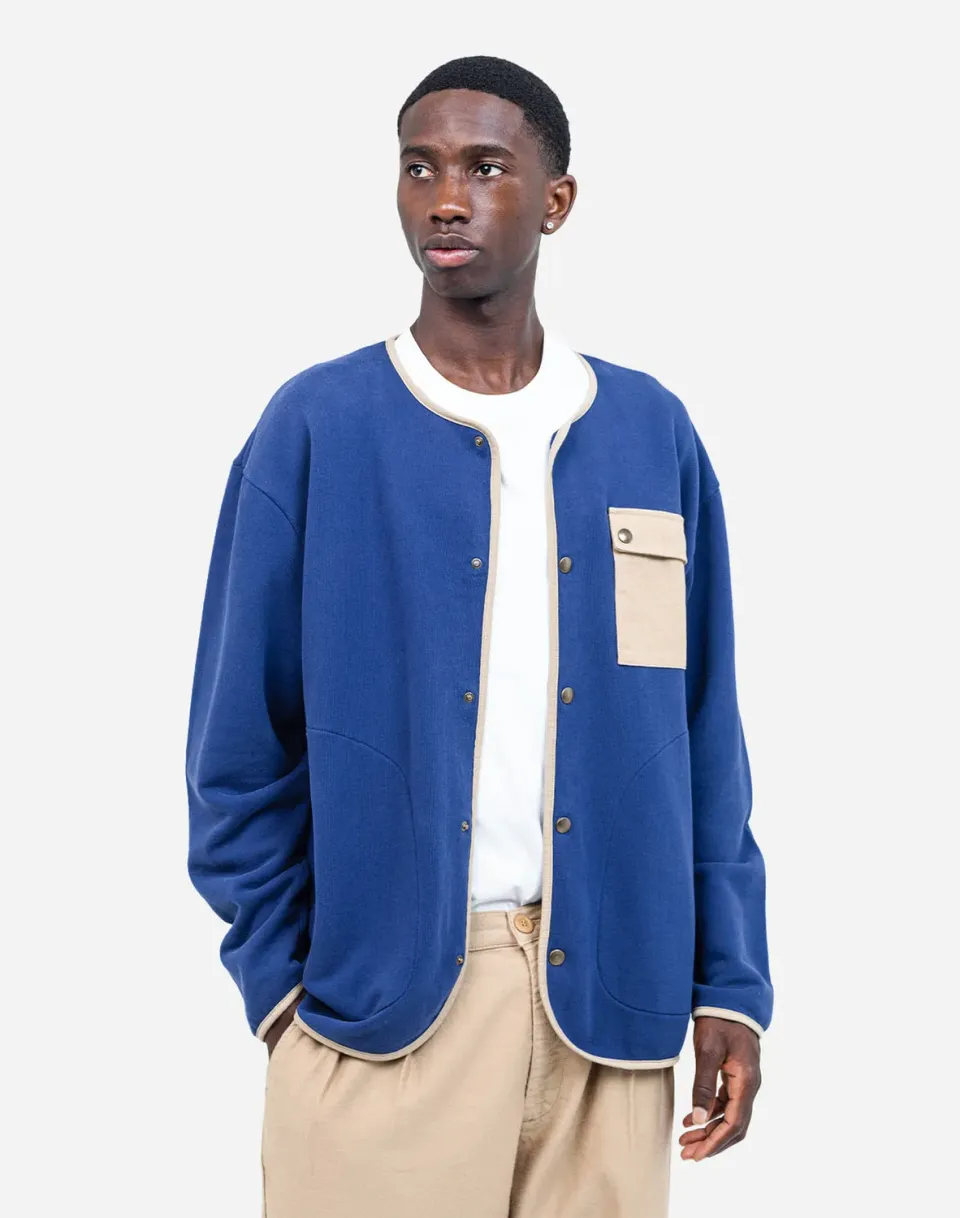 OLOW Okina sweat ultramarine coton bio pressions