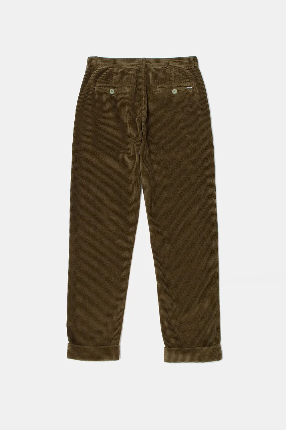 Edmmond Studios Jorge Pant Plain Khaki pantalon kaki velours