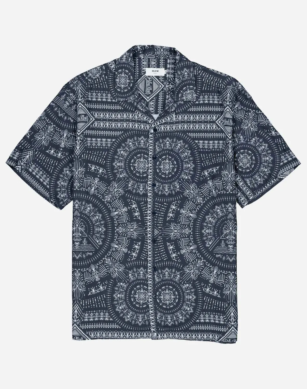 OLOW Kendari chemise Aloha bleu minuit motif