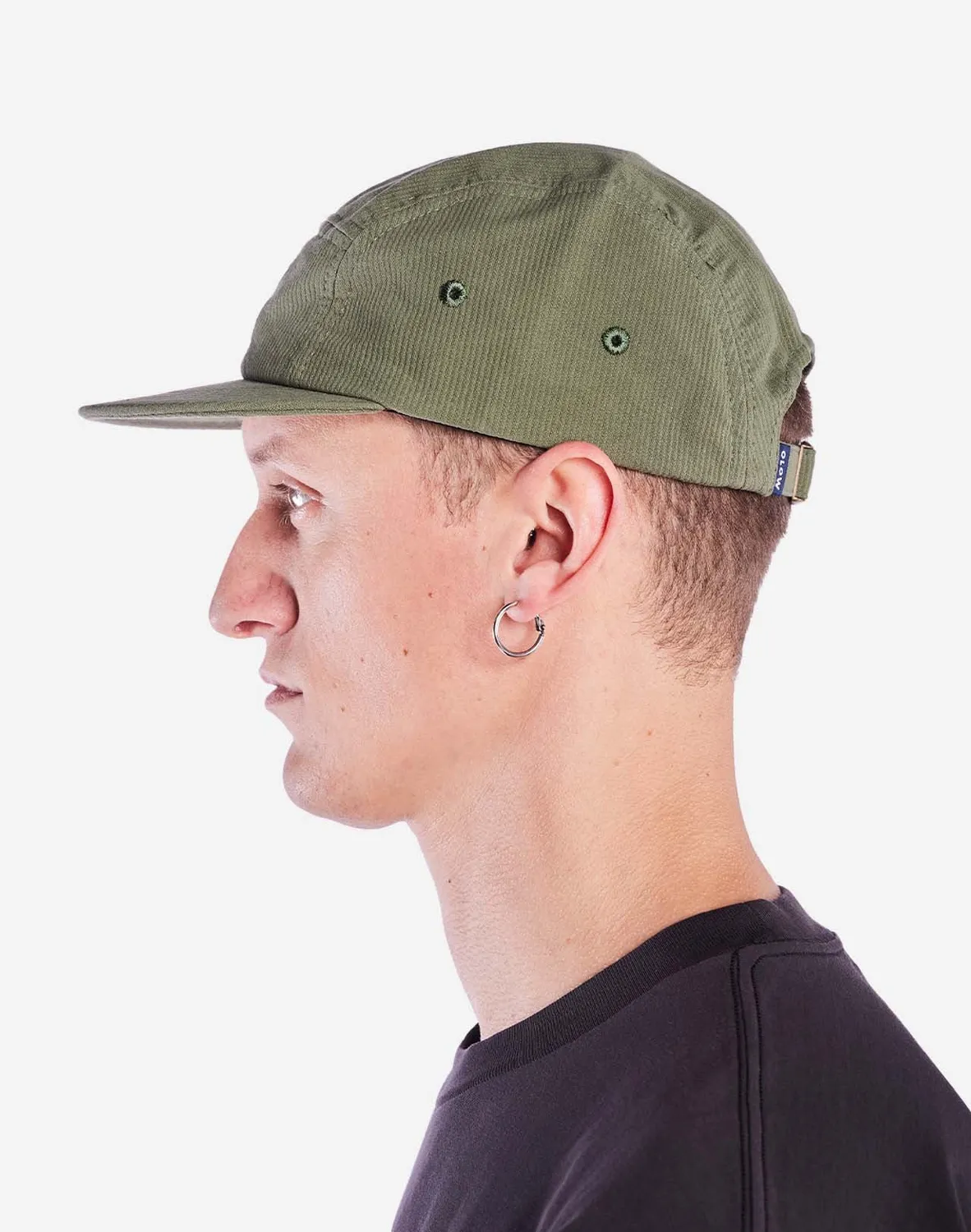 OLOW Rocklin casquette vert olive coton tisse