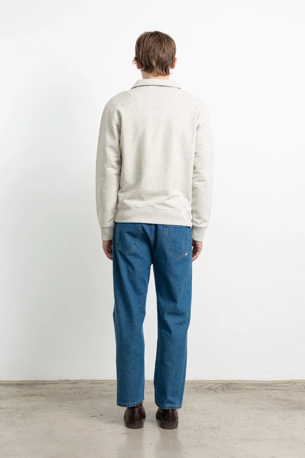 Edmmond Studios Family Business sweat polo gris clair 450gr