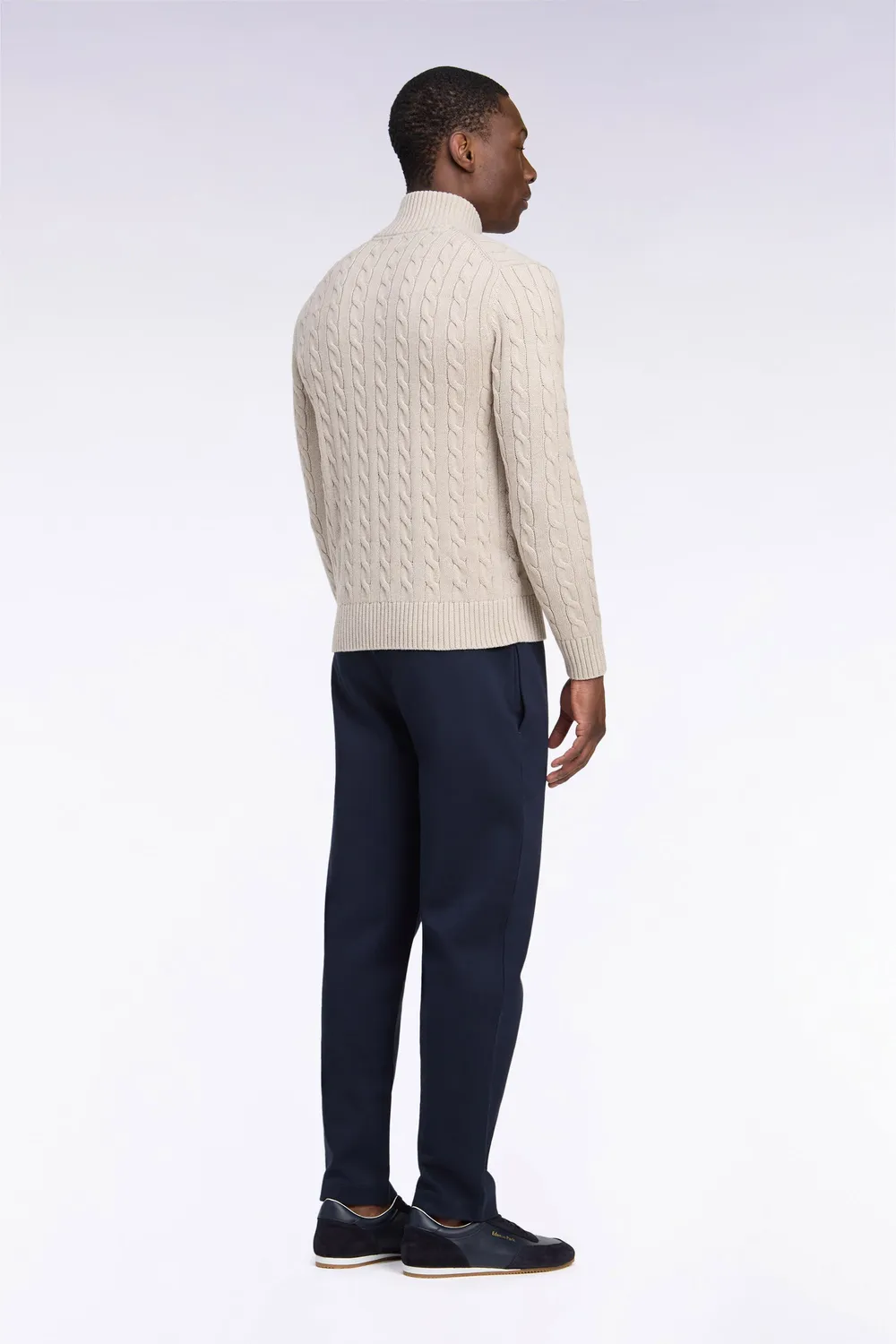 Eden Park jogging interlock coton marine droit