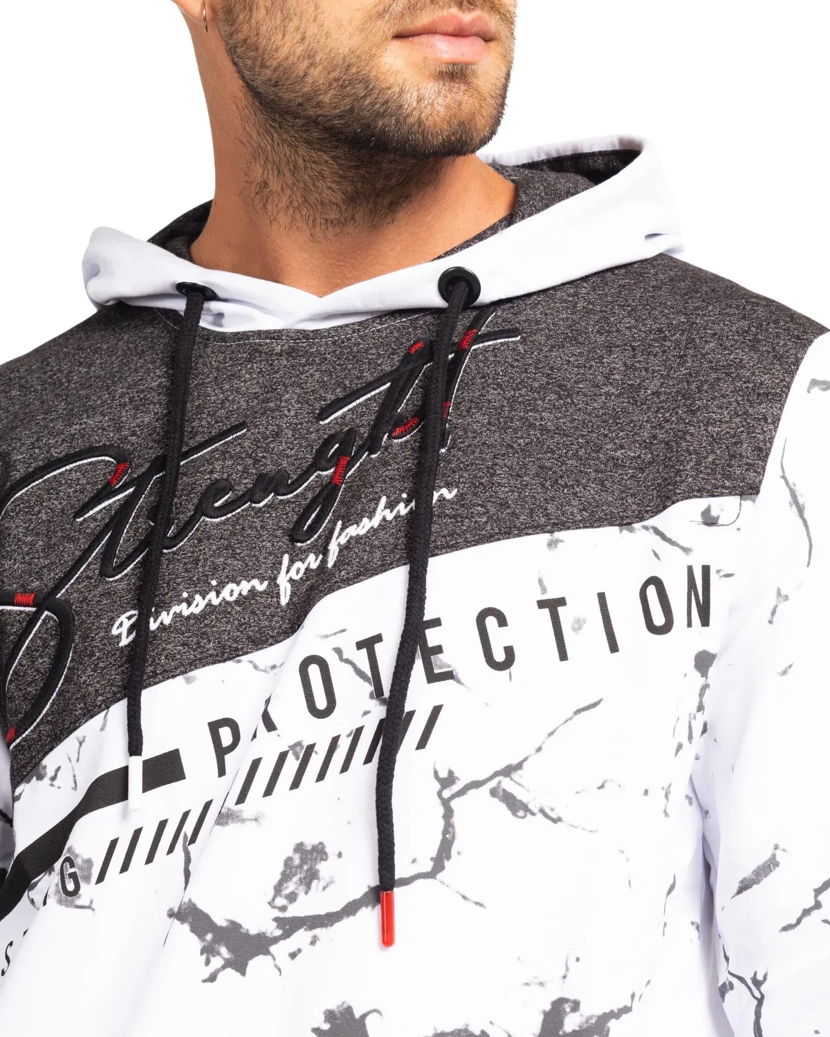 Subliminal Mode BX2628 sweat capuche homme XL bicolore