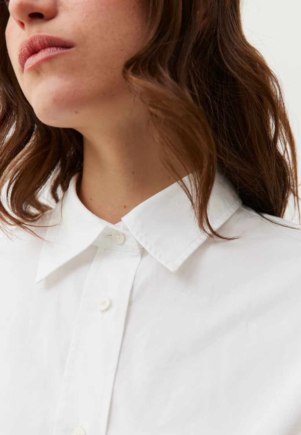 Loom chemise oversize chemise popeline coton bio blanc