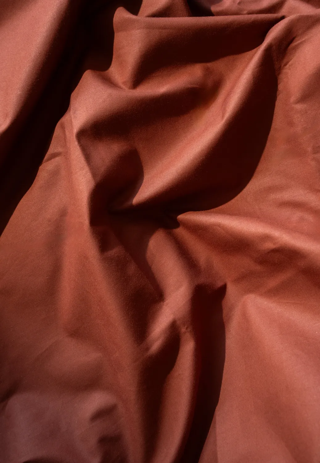Loom housse de couette percale coton 240x220 terracotta
