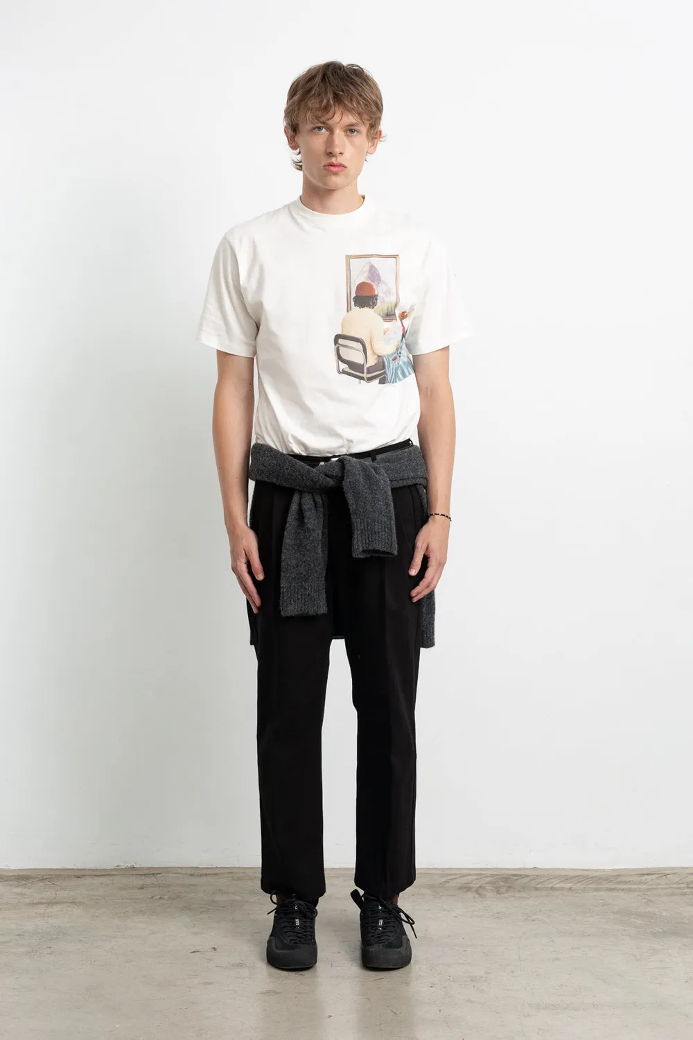 Edmmond Studios Room t-shirt blanc cassé 190g
